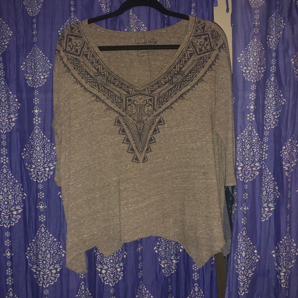 Oversized flowing shirt